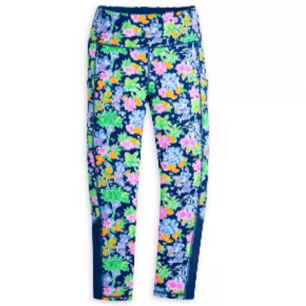 Disney and Lilly Pulitzer Weekender Mickey & Minnie Leggings S, M, - Picture 8 of 8
